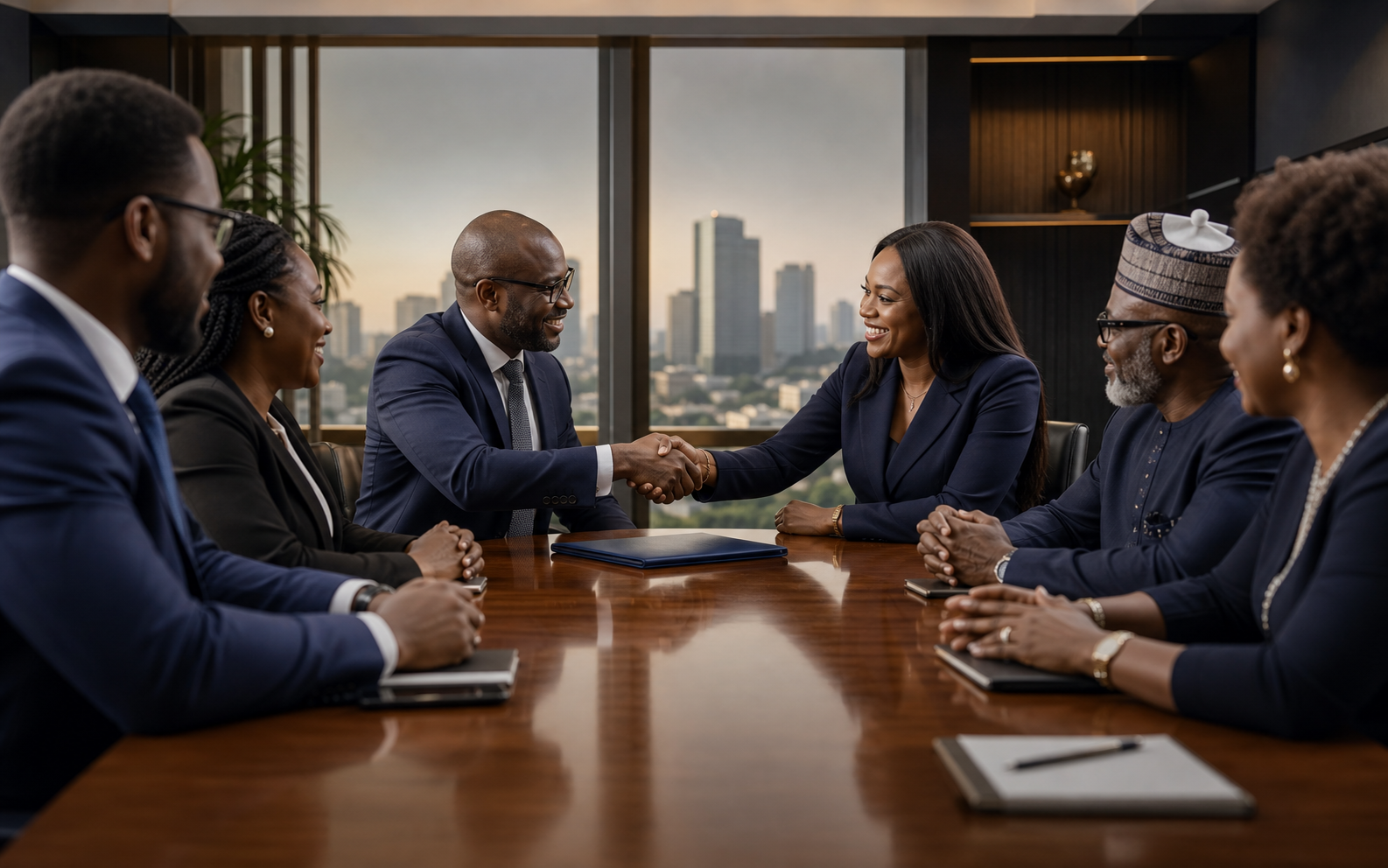 Investment committee reaching a strategic decision